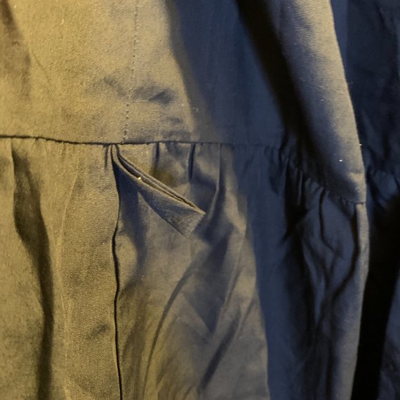 Family Affairs Midnight Voyage Peter Pan Collar Dress in Black Size Small NWOT - Picture 7 of 11